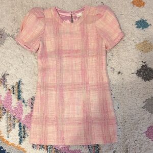 LoveShackFancy Pink Satin Dress